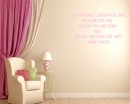 The Two Most Important Days Quotes Wall Decal Motivational Vinyl Art Stickers